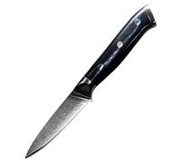 Coltello da cucina damascato - Paring / Nero