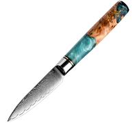 Coltello da cucina damascato SH - 39324 - Paring / Blu