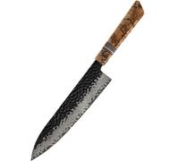 Coltello da cucina damascato ZE-37431 - Chef / Marrone