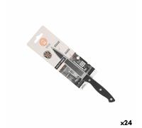 Coltello da Cucina MasterChef Nero Argentato 12 cm Multiuso [24 Unità]