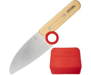 Coltello da cucina per bambini Opinel con protezione per le dita 10 cm 001744