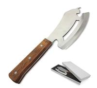 Coltello da cucina "Taurus" - Coltello a forma di toro - Coltello da chef - Lama in acciaio inossidabile affilata - Manico in legno massiccio - Carne, Pesce, Verdura - Confezione regalo