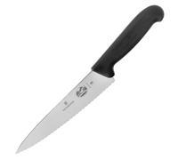 Coltello da cucina Victorinox - lama seghettata 19 cm - Black