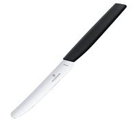 Victorinox Swiss Modern Tomato and Table Knife, Wellens, 11 cm, Black