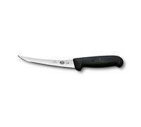 Victorinox, coltello disossatore da cucina Fibrox, manico ergonomico, 15 cm, nero