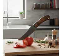 Coltello da Esterno in Acciaio 80CRV2, Strumento Manuale Pratico, Ideale per Escursionismo e Campeggio, Regalo Perfetto per Attività all'Aperto
