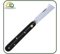 COLTELLO DA INNESTO DUE BUOI 202 P SALVAGEMMA INTEGRATO LAMA INOX MANICO CORNO