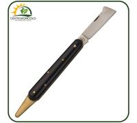 COLTELLO DA INNESTO DUE BUOI 202 P SALVAGEMMA INTEGRATO LAMA INOX MANICO CORNO