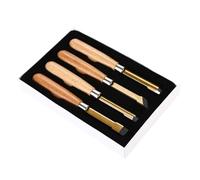 Coltello da intaglio 4 pezzi SK5 Set di faggio di coltello da intaglio in legno placcato oro Hardware Pratico coltello da intaglio in legno fai da te Utensile manuale