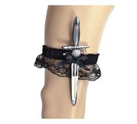 Coltello Da Pirata Garter Accessorio Per Costume Da Pirata Per Adulti Nero