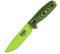 Coltello da sopravvivenza ESEE Modello 4 Lama Venom Green 3D Neon Green-Black G10, fodero nero + cli