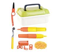 Coltello da taglio del cartone per,148 pezzi rotolo di piegatura seghettato educativo e sicuro, taglierina di cartone per la costruzione, per ragazzi, casa, scuola, officina, forte, castello,