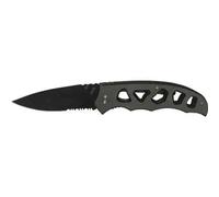 AUSONIA - Coltello da tasca pieghevole MANUALE Cm 20 con manico in alluminio forato e lama in acciaio inox