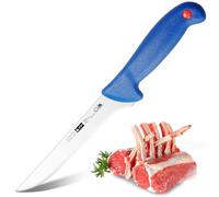Coltello Disosso Affila Coltelli Macellaio: 16cm Coltello per Sfilettare Pesce Professionale per Prosciutto Crudo