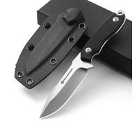 coltello Drachenader Outdoor in acciaio D2 a codolo pieno, piccolo coltello da caccia EDC a due mani 9cm