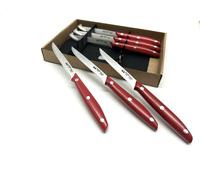 Coltello Due Cigni Set 6 Pezzi da Bistecca lama cm 11 Slim