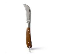 Coltello Elettricista 1 Lama - Manico Leggero e Antiscivolo - Lunghezza Chiuso 10 cm, Aperto 17,3 cm, lama 7,3cm - Marrone