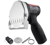 Coltello Elettrico Shawarma Professionale VEVOR 80W, Taglia Gyros e Kebab, Acciaio Inox, 2 Lame Incluse, Spessore Regolabile 0-8mm, Uso Commerciale