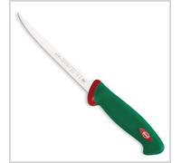 Sanelli Premana Professional Coltello da Filettare Pesce, Acciaio Inossidabile, Verde/Rosso, 16 cm