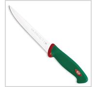 Sanelli Coltello Filettare Pesce Cm.18 Premana in Acciaio Inox Professionale, Manico con tecnologia antibatterica Verde e Rosso - multicolore acciaio inox 107618