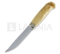 Marttiini Lynx 131 acciaio inossidabile/betulla riccia/pelle 131010