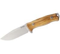 Coltello fisso Lionsteel lama SLEIPNER manico in legno d'ulivo, fodero in pelle M5 UL