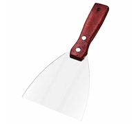 Coltello for mastice professionale, interamente in metallo lucidato di alta qualità, ergonomico for la finitura del cartongesso, la raschiatura 'intonaco, le decalcomanie e la carta da parati, 1 polli