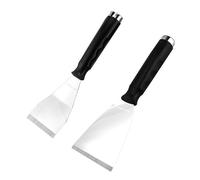 Coltello for stucco da 3", Raschietto con lama smussata in acciaio inossidabile Coltello for stucco da 250 mm con asta di prolunga for pulire carta da parati Levigatura Verniciatura Finitura Intonacat
