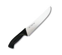 Sanelli Coltello francese Skin – Acciaio inox professionale, manico antiscivolo nero 22 cm