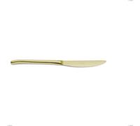 Coltello frutta Venice Tin Gold, Acciaio Inox 18-10 trattamento pvd oro, spessore 4 mm, lunghezza 220 mm cromo
