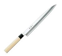 Coltello Giapponese Yanagiba Reigetsu Sashimi Sushi Coltelli Giapponesi per Cucinare il Pesce in Acciaio Inox Molibdeno Vanadio (30 cm)