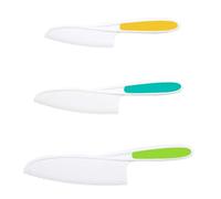 Coltello in nylon per bambini: i bambini adoreranno molto il nostro coltello per verdure, bordi seghettati, coltello per bambini è sicuro e affidabile cucinare e tagliare, pane, insalata