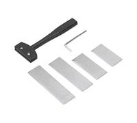 Coltello in pelle Acciaio al carbonio Smussatura ragionevole Facile da usare Strumenti di lavoro in pelle di lunga durata