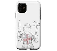Coltello inglese e ascia simbolo ragazza Giovanna di Union Jack Custodia per iPhone 11