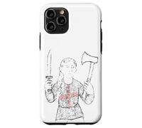 Coltello inglese e ascia simbolo ragazza Giovanna di Union Jack Custodia per iPhone 11 Pro