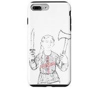 Coltello inglese e ascia simbolo ragazza Giovanna di Union Jack Custodia per iPhone 7 Plus/8 Plus
