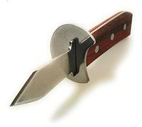 Coltello Kerafactum per ostriche Oyster Opener apre i gusci dei frutti di mare e le ostriche Doppia lama per triturare finemente i formaggi duri come il parmigiano