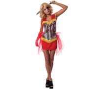 Coltello Lanciatori Assistente Donna Domatore di Circo Showman Costume