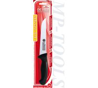COLTELLO MACELLAIO 18 CM INOX MANICO PLASTICA ACCIAIO TEMPERATO DE LUCA
