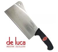 COLTELLO MANNAIA DA CUCINA MACELLAIO DE LUCA LAMA 220mm IN ACCIAIO INOX