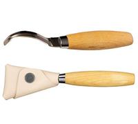 Mora of Sweden Coltello per intaglio su legno Hook Knife 163 doppio filo con fodero
