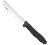 Coltello multiuso seghettato 112/211 mm - nero