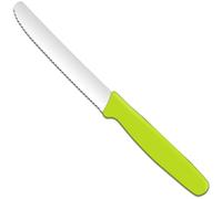 Coltello multiuso seghettato 112/211 mm - verde