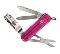 Coltello multiuso Victorinox Nail Clip 580 - Transparent Pink