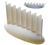Coltello ondulato per patate - tritaverdure manuale a lame ondulate | Tagliaverdure dentate in 3D ideale per cucina professionale campeggio preparazione pasto insalate sushi