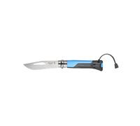 Coltello Opinel Outdoor N. 08 Antracite / Blu Lama 8,5 cm in Inox