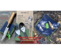 COLTELLO OPINEL PICNIC PIC-NIC KIT COLTELLO POSATE FORCHETTA CUCCHIAIO
