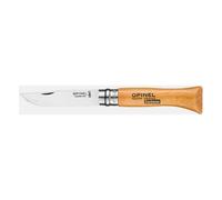 Coltello Opinel Viroblock N.6 con Lama in Acciaio al Carbonio e Manico in Faggio
