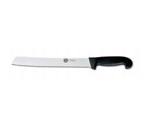 COLTELLO PANE 26 CM. LAMA SEGHETTATA INOX CHEF MASTER CUOCO RISTORANTE AUSONIA