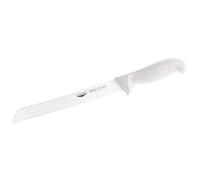 Coltello Pane Cm 21 Manico Bianco Coltelleria Serie Tranciata